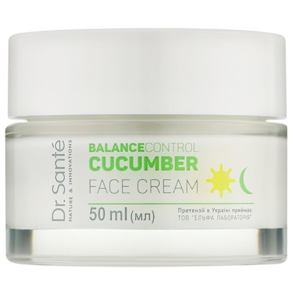 Фото - Крем для обличчя Dr. Sante Cucumber 50 мл (4823015926211) Фото - Крем для обличчя Dr. Sante Cucumber 50 мл (4823015926211)