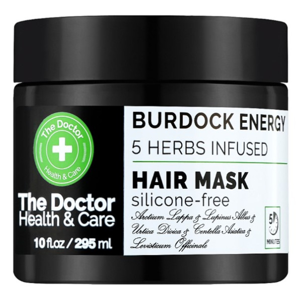 Фото - Маска для волосся The Doctor Health&Care 295 мл Burdock Energy&5 Herbs (8588006042542)