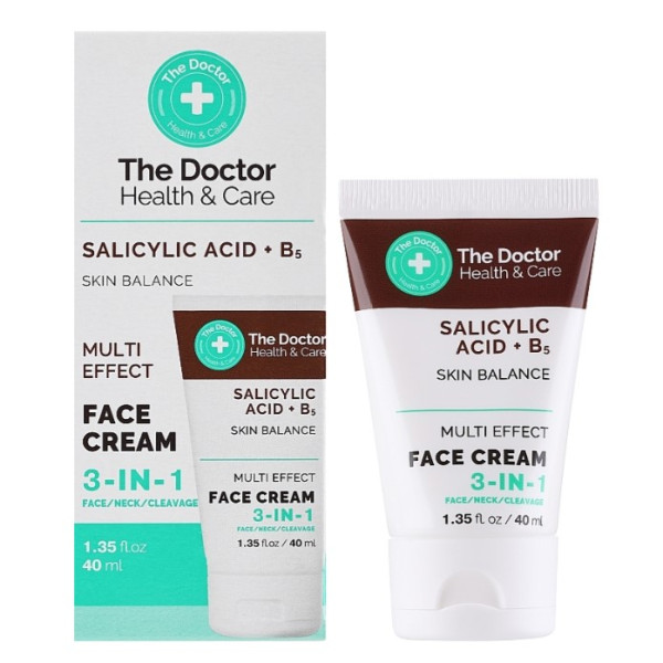 Фото - Крем для обличчя The Doctor Health&Care 40 мл 3в1 SALICYLIC ACID+B5 (5901845509336)