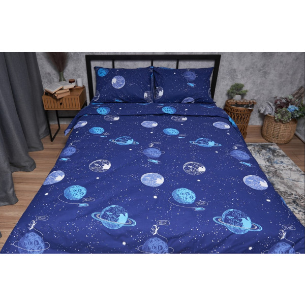 Фото - Комплект постільної білизни Moon&Star Бязь Gold Люкс Planets King Size 220x240 (MS-820004798) Фото - Комплект постільної білизни Moon&Star Бязь Gold Люкс Planets King Size 220x240 (MS-820004798)