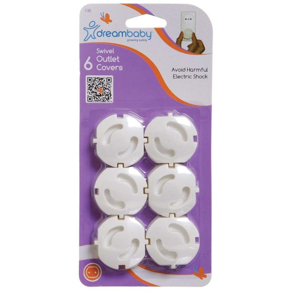 Фото - Заглушки для розетки DreamBaby велика EURO 6 шт. (G140)
