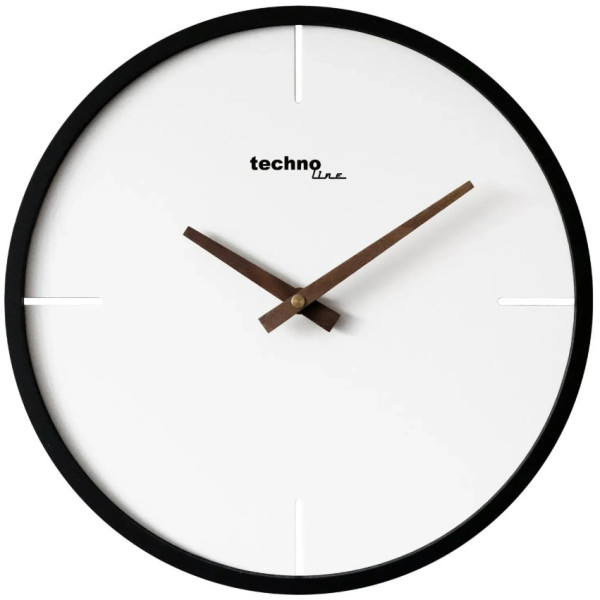 Фото - Настінний годинник Technoline WT4130 White/Black