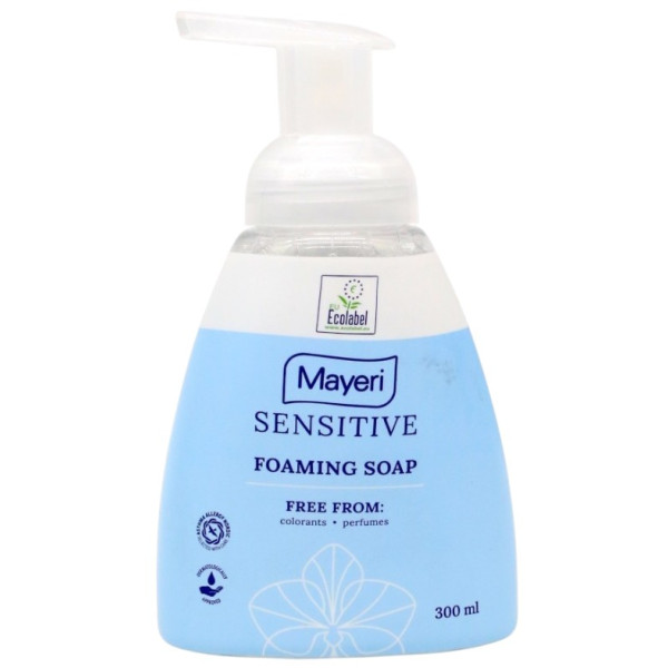 Фото - Рідке мило для рук Mayeri Sensitive 300 мл (MLFSS300)