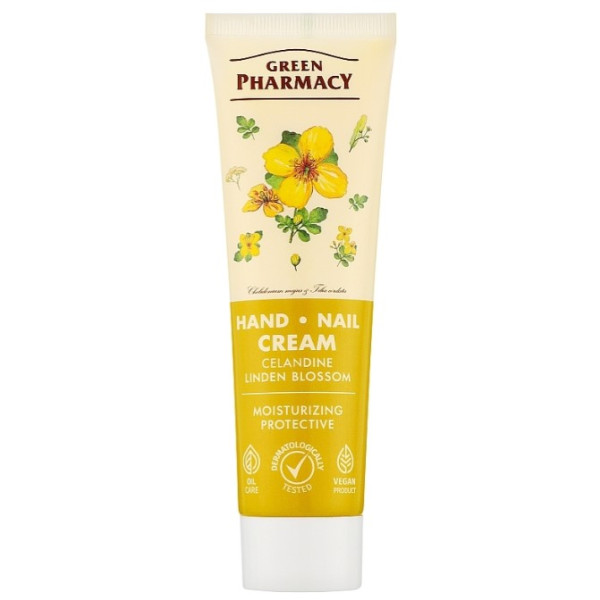 Фото - Крем для рук и ногтей Green Pharmacy 100 мл Чистотел и липовый цвет (4823015916687)