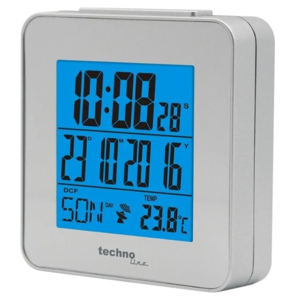 Фото - Настольные часы Technoline WT268 Silver