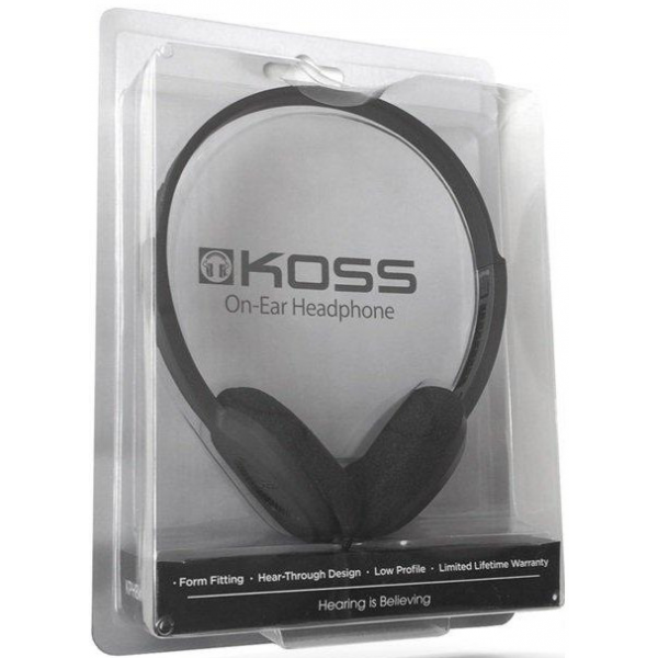 Фото - Навушники накладні дротові Koss KPH8 Black (190488)