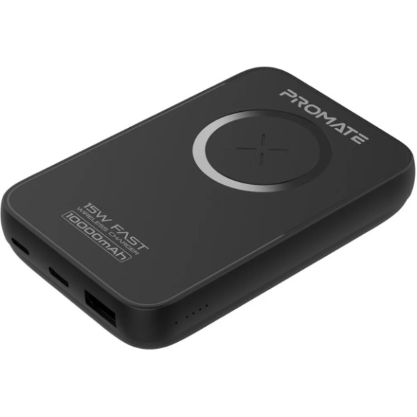 Фото - Батарея мобільна Promate powermag-10+ 10000mAh Black
