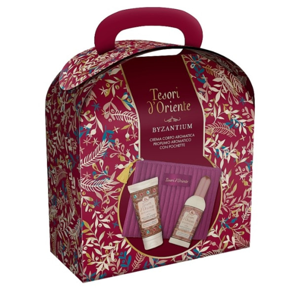 Фото - Подарунковий набір для догляду за тілом Tesori d'Oriente POCHETTE ВІЗАНТІЯ (8008089700615)