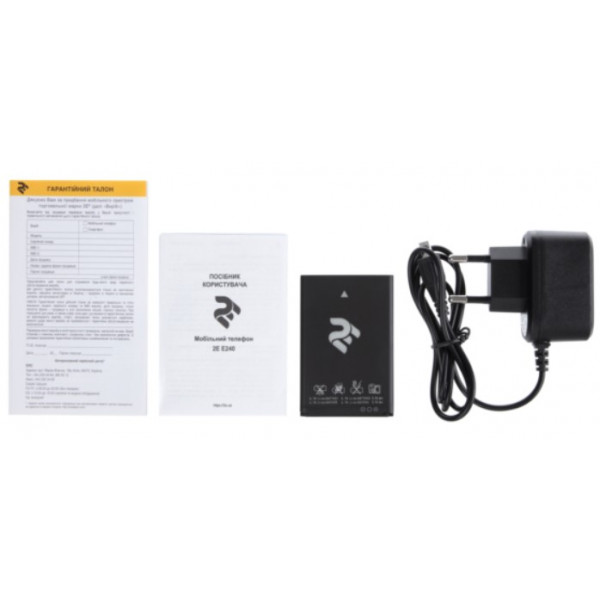 Фото - Мобильный телефон 2E E240 2019 Dual Sim Black