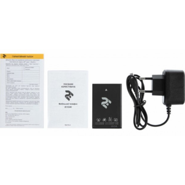 Фото - Мобильный телефон 2E E240 2019 Dual Sim City Blue