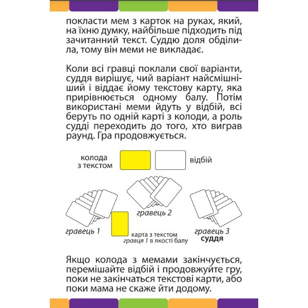 Фото - Настольная игра (12+) Strateg патриотическая "Мемчики и котики", укр (30729)