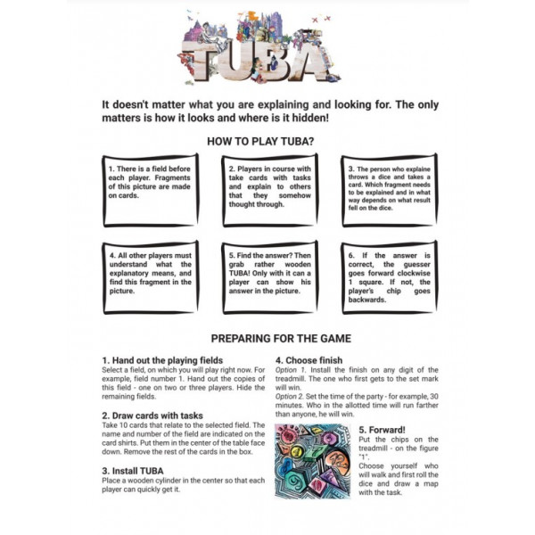 Фото - Настільна гра (12+) Strateg Туба англ. (30264)