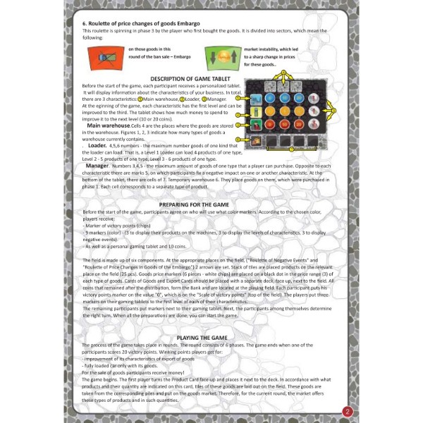 Фото - Настольная игра (8+) Strateg BusinessMen, укр (30515)
