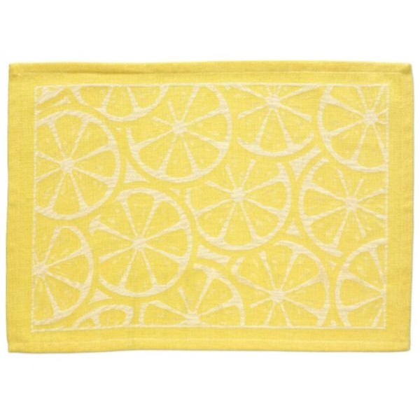 Фото - Серветка для сервірування Kela Citrus 35x50 см Yellow (12462)