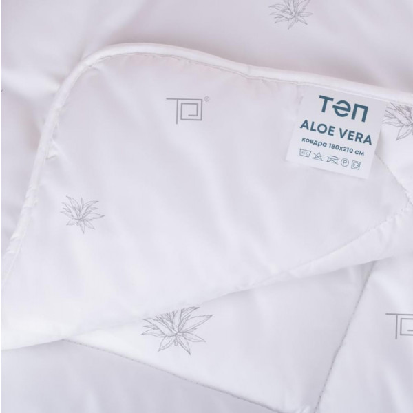 Фото - Ковдра всесезонна двоспальна ТЕП Membrana Print Aloe Vera 180х210 см (1-02572_00000)