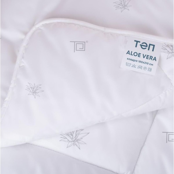 Фото - Ковдра всесезонна двоспальна євро ТЕП Membrana Print Aloe Vera 200х210 см (1-02573_00000)