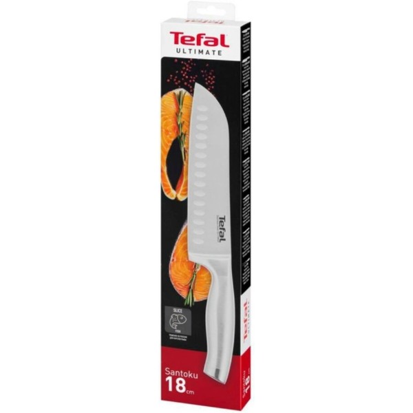 Фото - Ніж сантоку Tefal K1700674 Ultimate 18 см