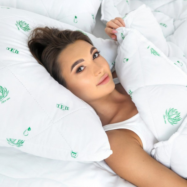 Фото - Ковдра всесезонна двоспальна євро ТЕП Dream Collection Aloe Vera 200х210 см (1-00761_00000)