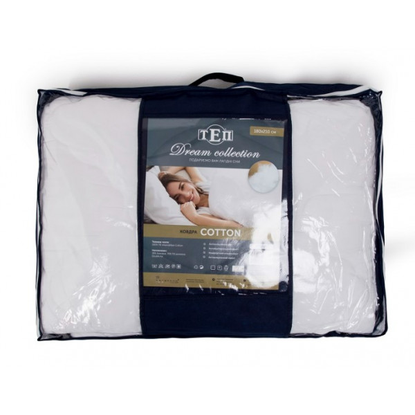 Фото - Ковдра всесезонна полуторна ТЕП Dream Collection Cotton 150*210 см (1-00765_00000)