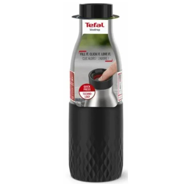 Фото - Термопляшка Tefal N3110510 BLUDROP 0,5 л soft touch графит