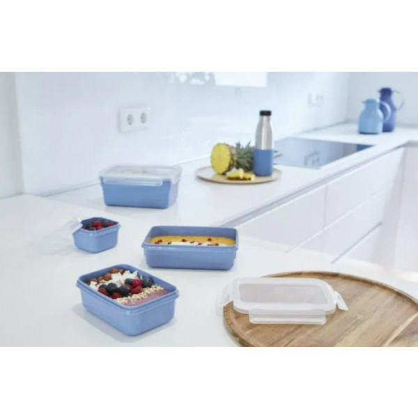 Фото - Термопляшка Tefal N3110710 BLUDROP 0,5 л soft touch голубой