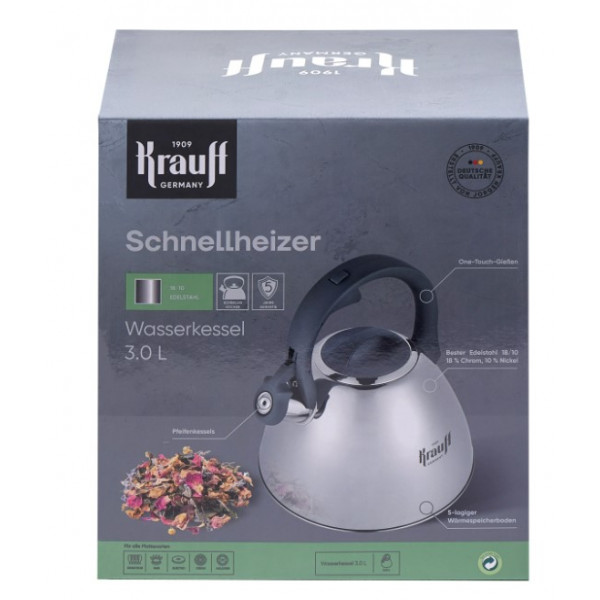 Фото - Чайник металлический Krauff 3 л (26-303-002)