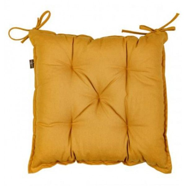 Фото - Подушка для стільця Прованс Охра 40х40 (030125)