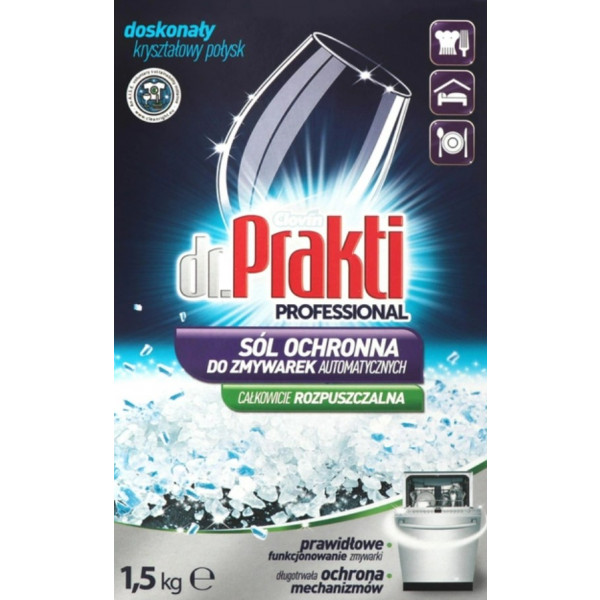 Фото - Сіль для посудомийної машини DR. PRAKTI 1,5 кг