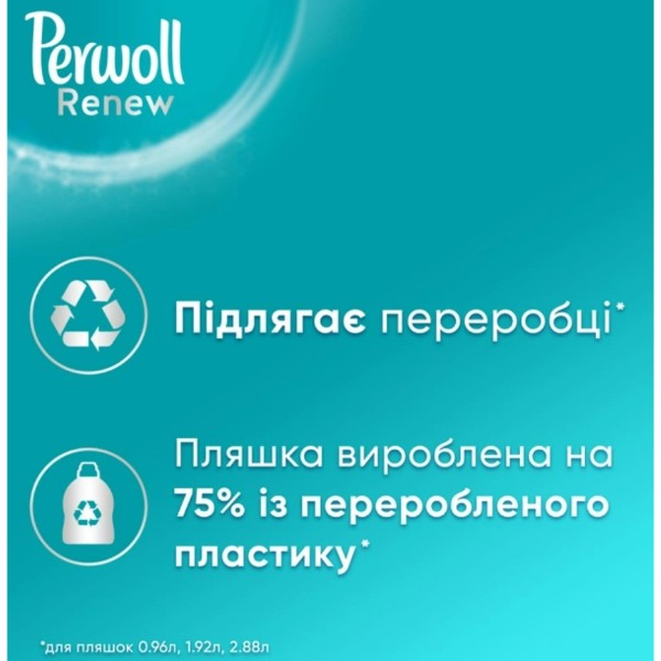 Фото - Засіб для делікатного прання Perwoll Догляд та Освіжаючий ефект 990 мл