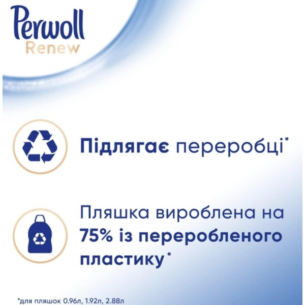 Фото - Засіб для делікатного прання Perwoll для білих речей 2970мл