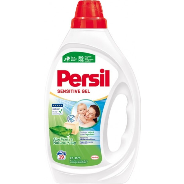 Фото - Гель для стирки Persil Сенситив 855 мл, 19 циклов Фото - Гель для стирки Persil Сенситив 855 мл, 19 циклов