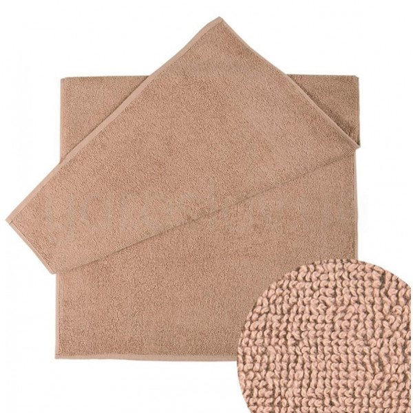 Фото - Рушник для обличчя Ярослав махровий т.бежевий 50х90 (40640)