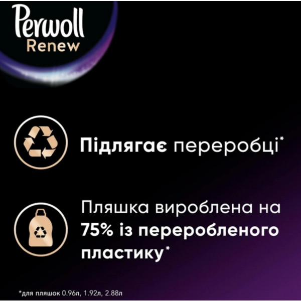 Фото - Засіб для делікатного прання Perwoll для темних та чорних речей 2970мл