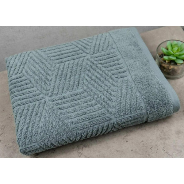 Фото - Полотенце для рук GM Textile Уэльс темно-мятный махровый 40х70