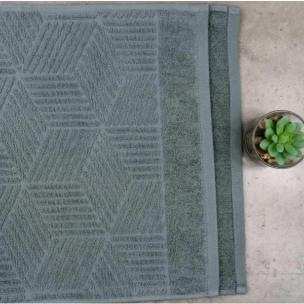 Фото - Полотенце для рук GM Textile Уэльс темно-мятный махровый 40х70