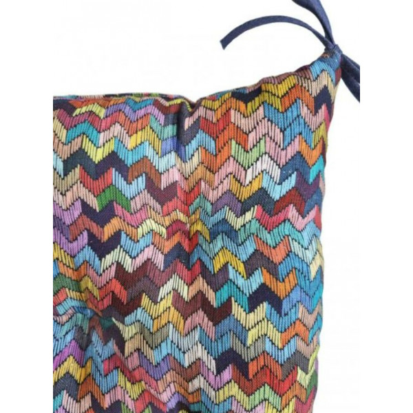 Фото - Подушка для стула Прованс MixPrint 504 зигзаг 40х40 (031171)