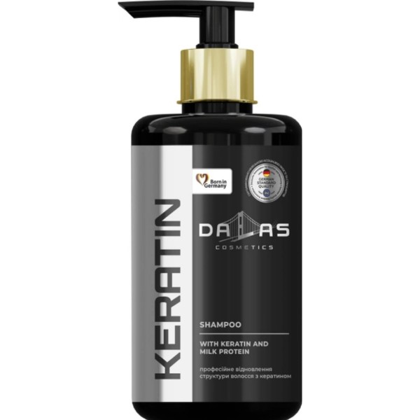 Фото - Шампунь женский DALAS Keratin с кератином и молочным протеином 1000 г