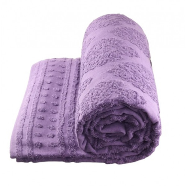 Фото - Покрывало двуспальное GM Textile махровое виноградное жаккардовое 190х200