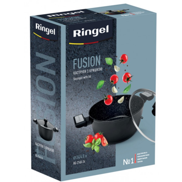 Фото - Кастрюля Ringel Fusion 24 см (RG-2145-24)