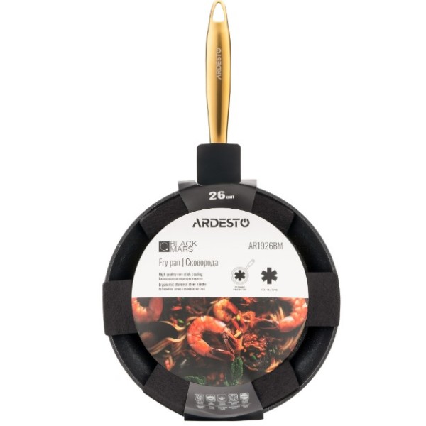 Фото - Сковорода универсальная ARDESTO Black Mars Sparkle 26 см (AR1926BM)