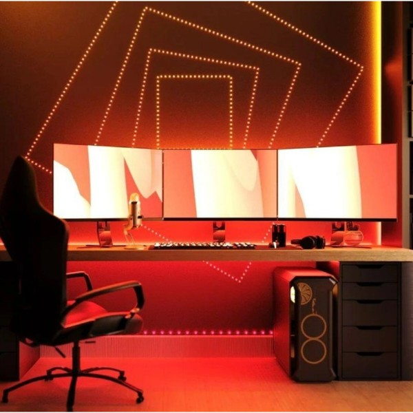 Фото - Гирлянда линейная Twinkly Smart LED Dots Lights RGB 200 Gen II IP44 10 м кабель прозрачный (TWD200STP-BEU)