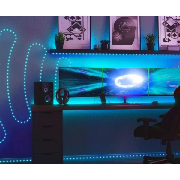Фото - Гирлянда линейная Twinkly Smart LED Dots Lights RGB 200 Gen II IP44 10 м кабель прозрачный (TWD200STP-BEU)