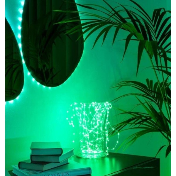 Фото - Гирлянда линейная Twinkly Smart LED Dots Lights RGB 200 Gen II IP44 10 м кабель прозрачный (TWD200STP-BEU)
