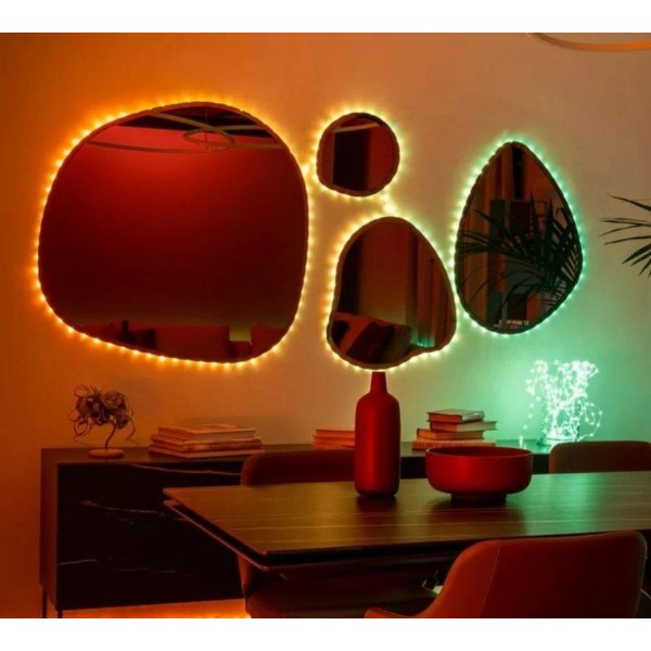 Фото - Гирлянда линейная Twinkly Smart LED Dots Lights RGB 200 Gen II IP44 10 м кабель прозрачный (TWD200STP-BEU)