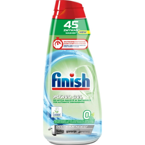 Фото - Гель для посудомоечной машины Finish Power All in One Gel 0% 900 мл