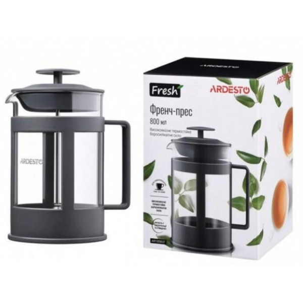 Фото - Френч-прес Ardesto Fresh 800 мл Black (AR1008BLF)