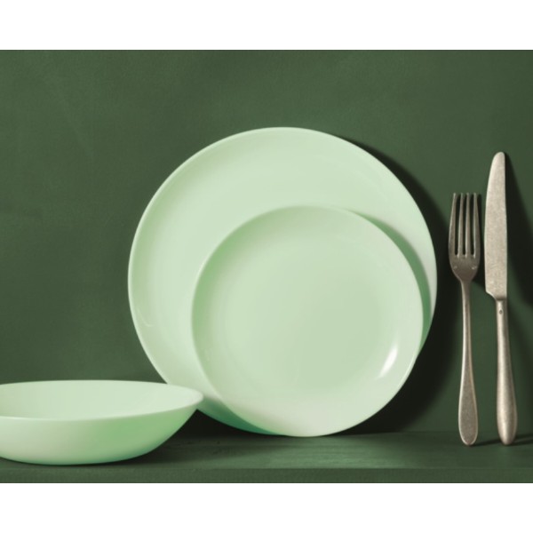 Фото - Тарелка обеденная Luminarc Diwali Paradise Green 25 см (V5839)