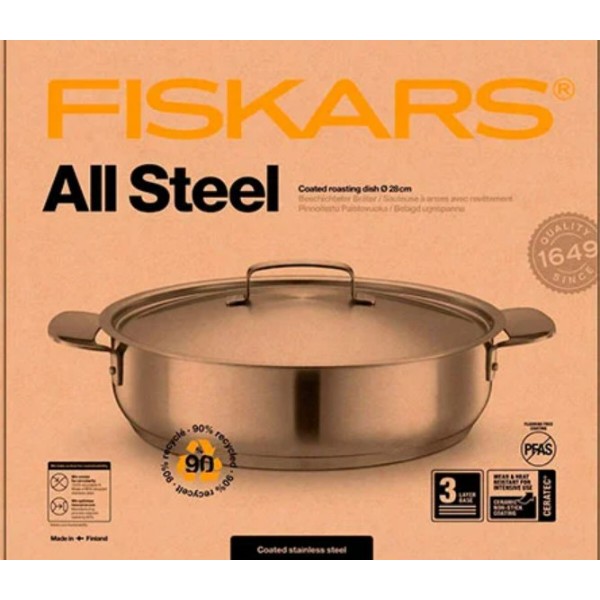 Фото - Сотейник Fiskars All Steel 28 см (1064749)