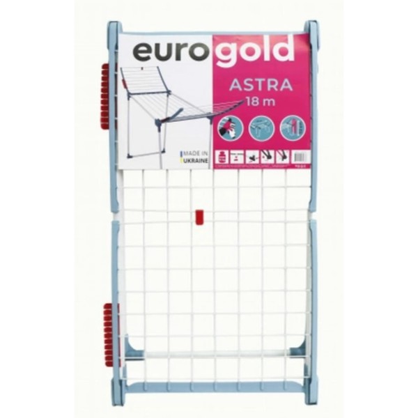 Фото - Сушилка для белья Eurogold ASTRA blue 18м