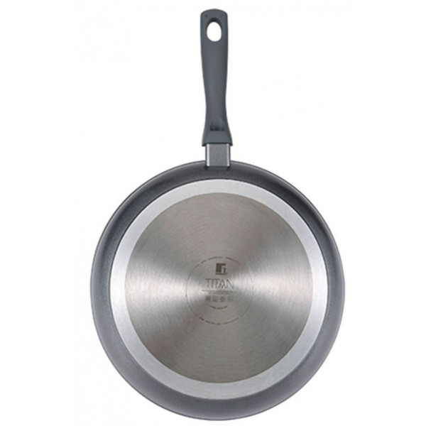 Фото - Сковорода универсальная Bergner Titan 24 см (BG-7926-GY)